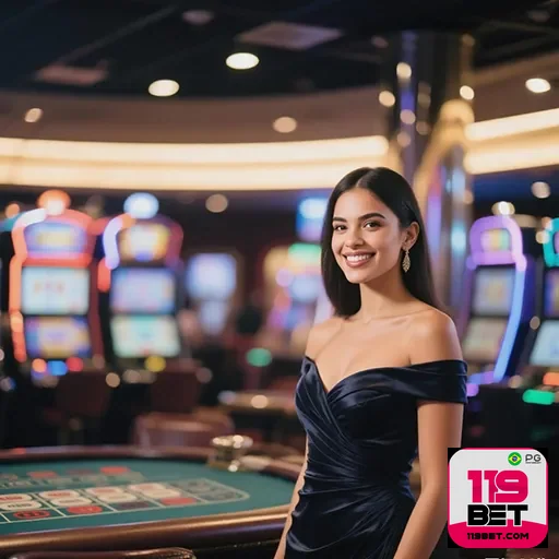 Imagem do cassino 119bet mostrando jogos e destaque do site 119bet em português brasileiro.