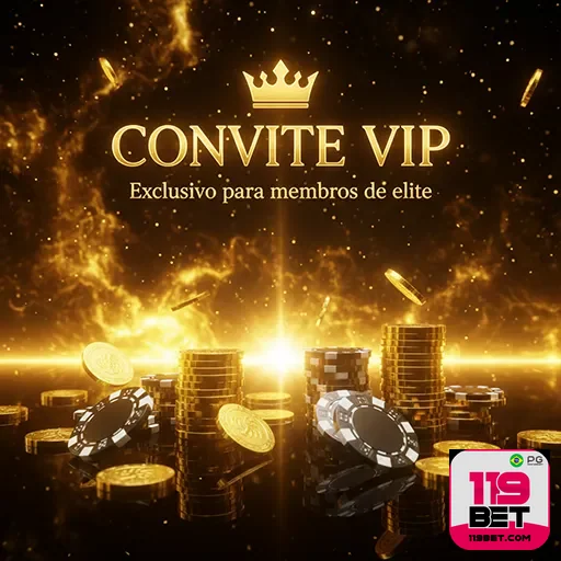 Imagem promocional do 119bet destacando o programa VIP para clientes exclusivizados.